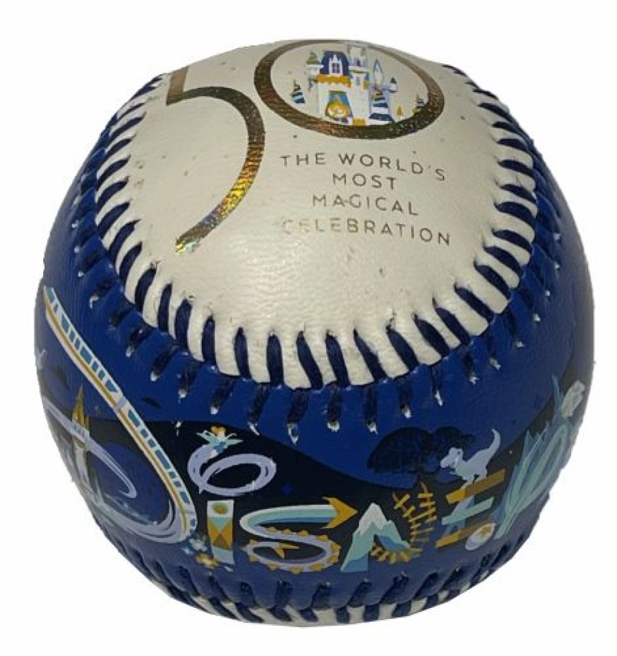 Toys * | Outlet Disney Collectible Baseball Walt Disney World 50Th Anniversary