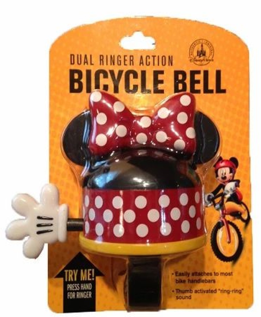 Toys * | Coupon Disney Bicycle Bell Minnie Mouse Dual Ringer