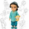 Toys * | Buy Disney Animators' Collection Jasmine Doll — 16" H