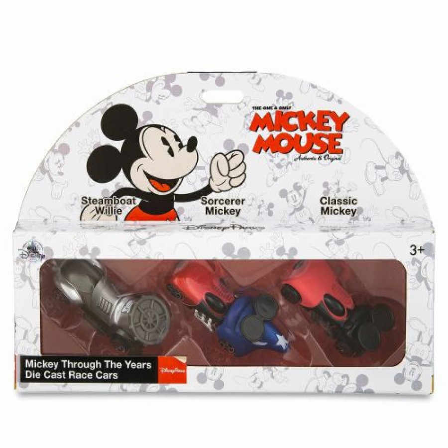 Toys * | Promo Disney Racers Die Cast Set Mickey Mouse Through The Years