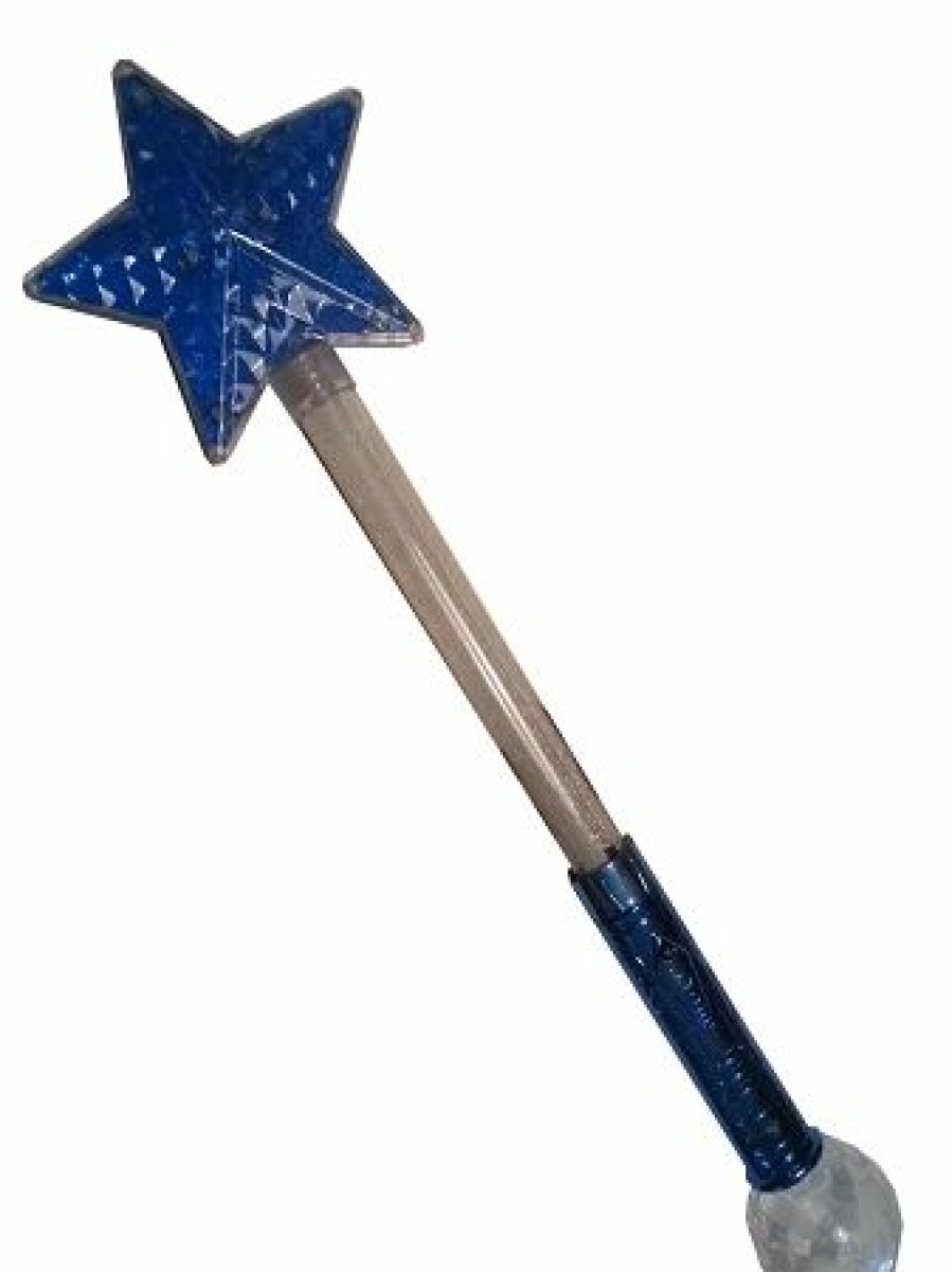 Toys * | Best Pirce Disney Light Up Wand Magic Star Wand With Crystal Ball Blue