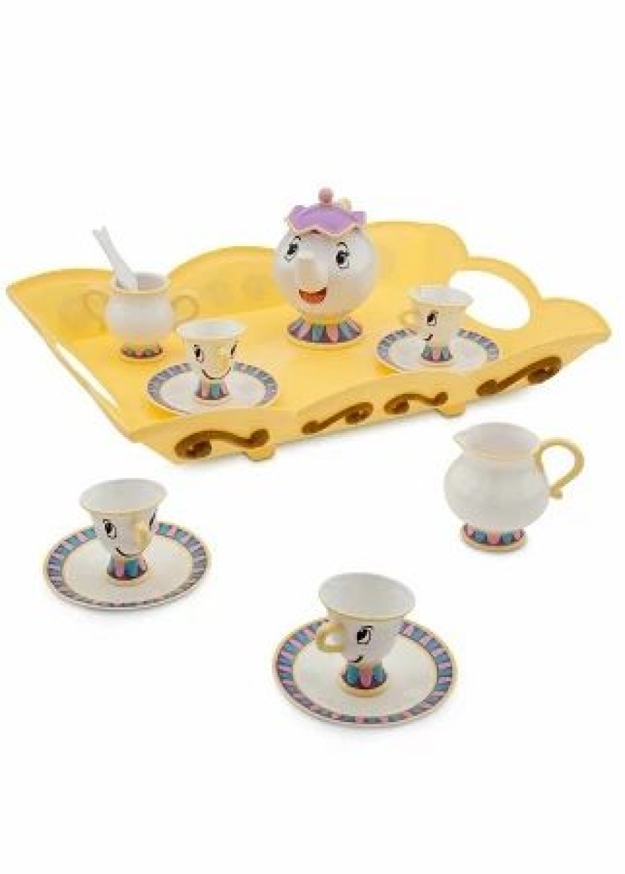 Toys * | Wholesale Disney Playset Belle Enchanting "Be Our Guest" Tea Set