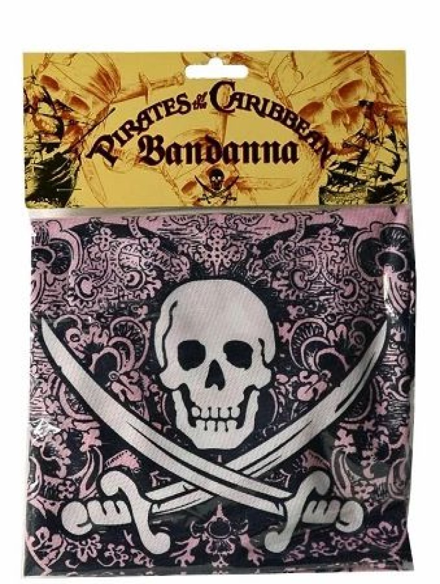 Toys * | Top 10 Disney Bandana Pirates Of The Caribbean Pink