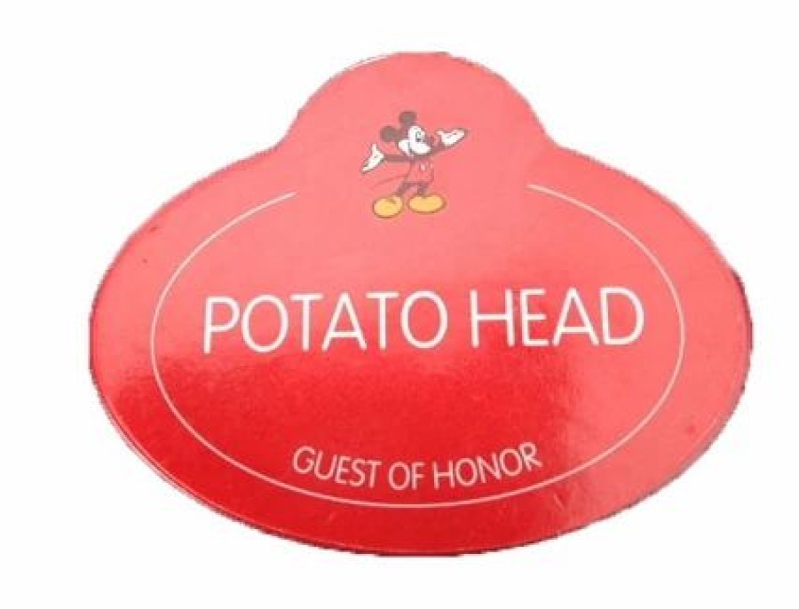 Toys * | Deals Disney Mr Potato Head Parts Mickey Potato Head Name Badge