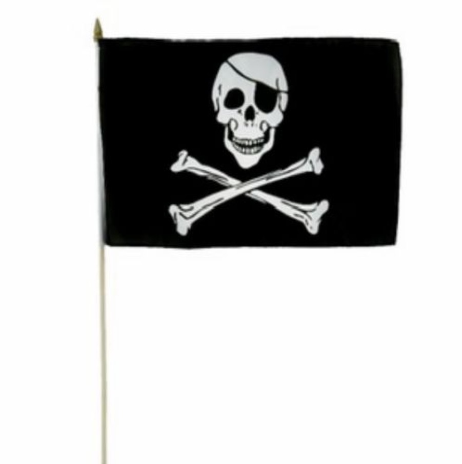 Toys * | Wholesale Disney Flag Pirates Of The Caribbean Skull With Crossbones